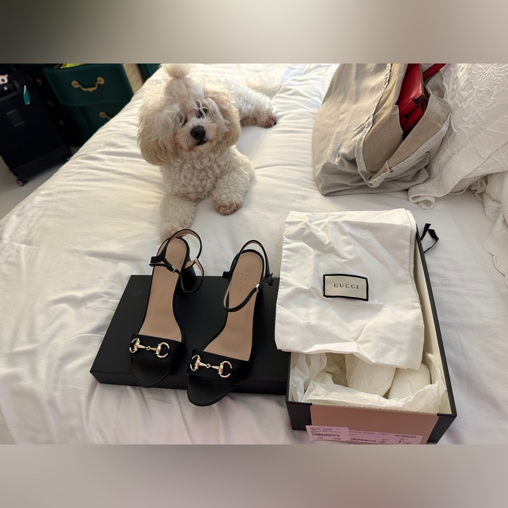 Gucci Horse-bit Sandals 39.5 - Picture 2 of 5